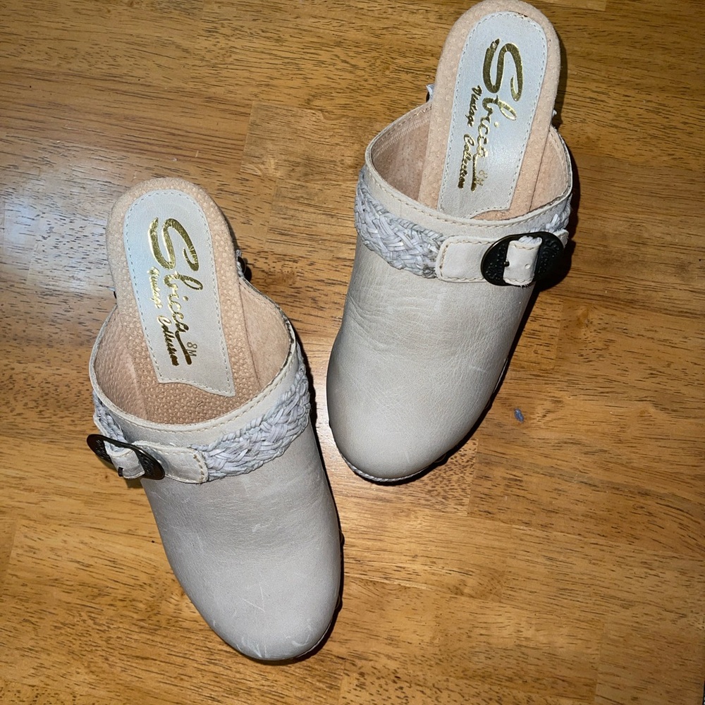 NWOT Sbicca Tenor mules with 3-3.9” heels size 39